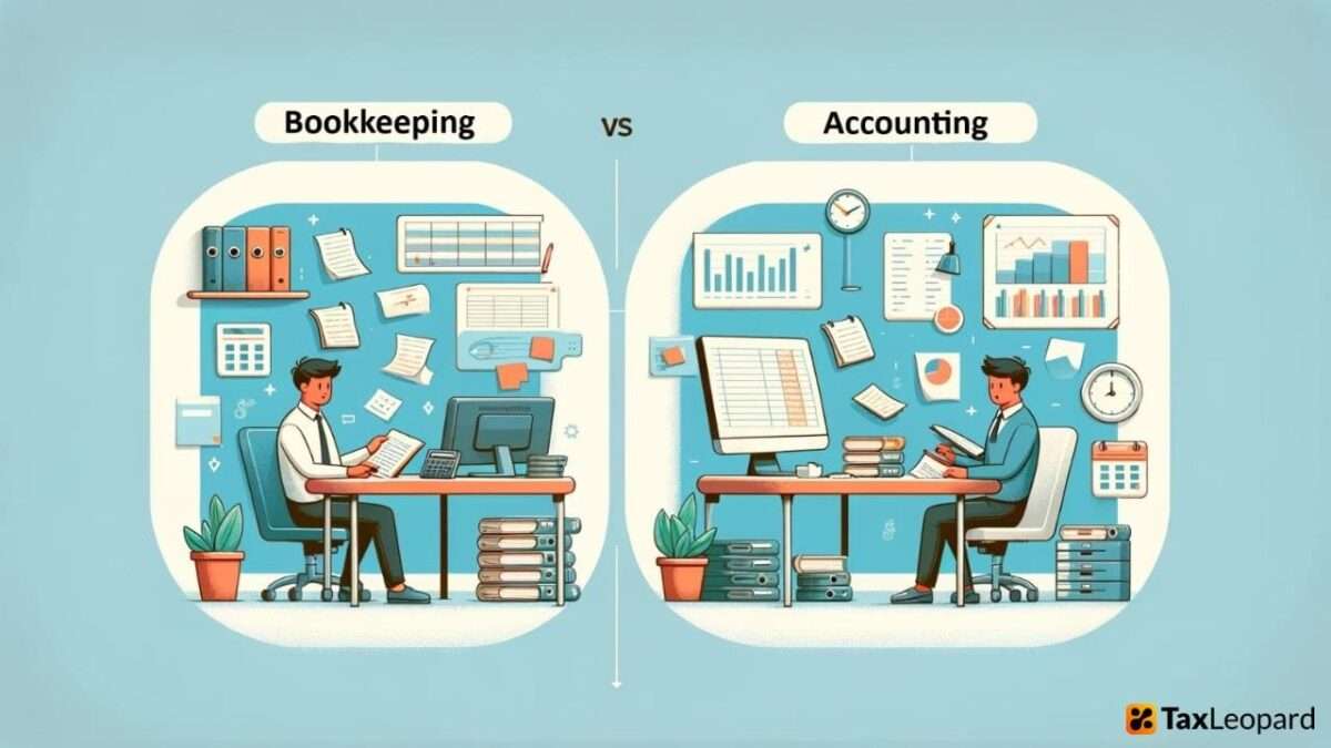 Difference Between Bookkeeping And Accounting | TaxLeopard