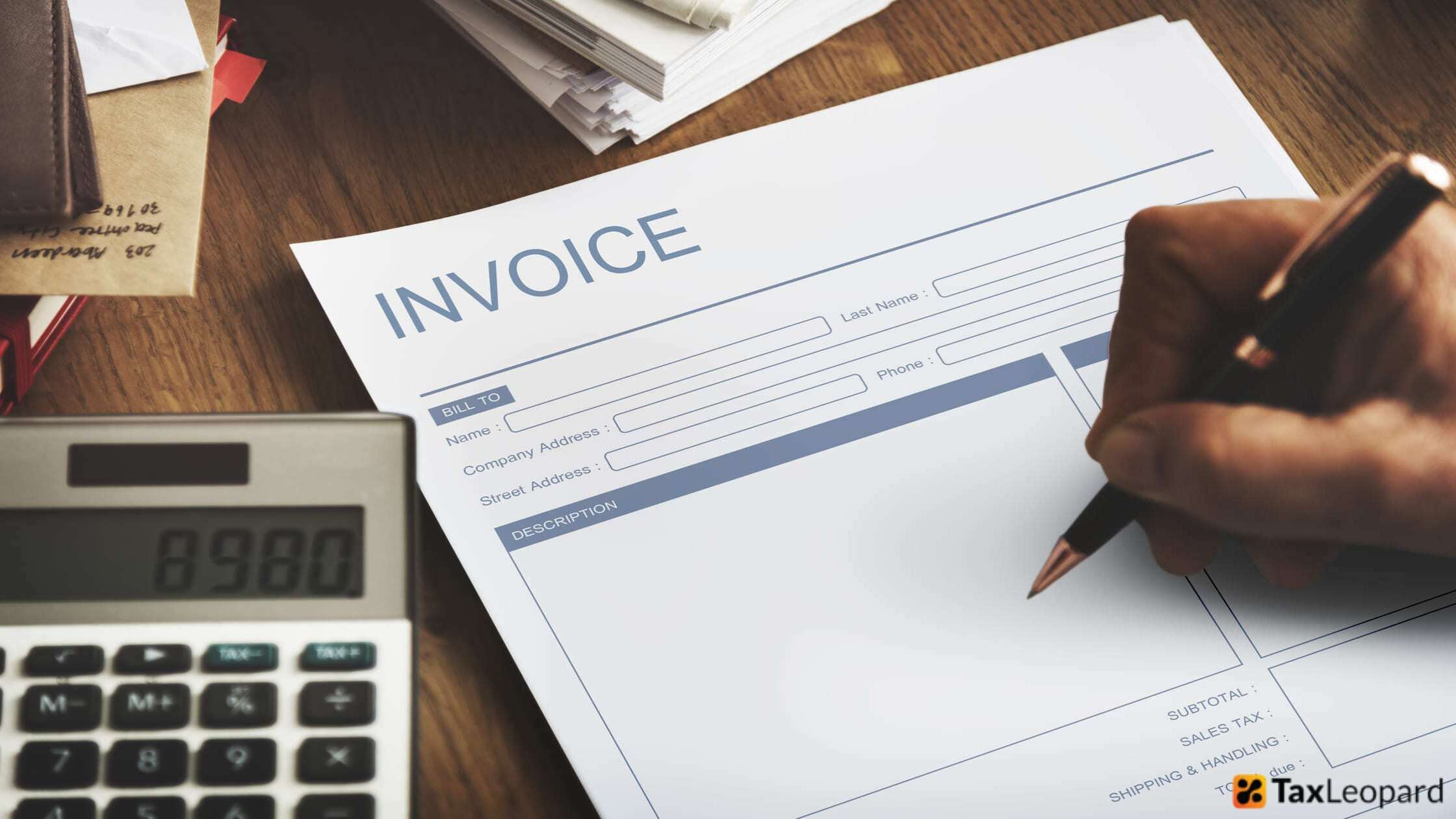 tax invoice requirements