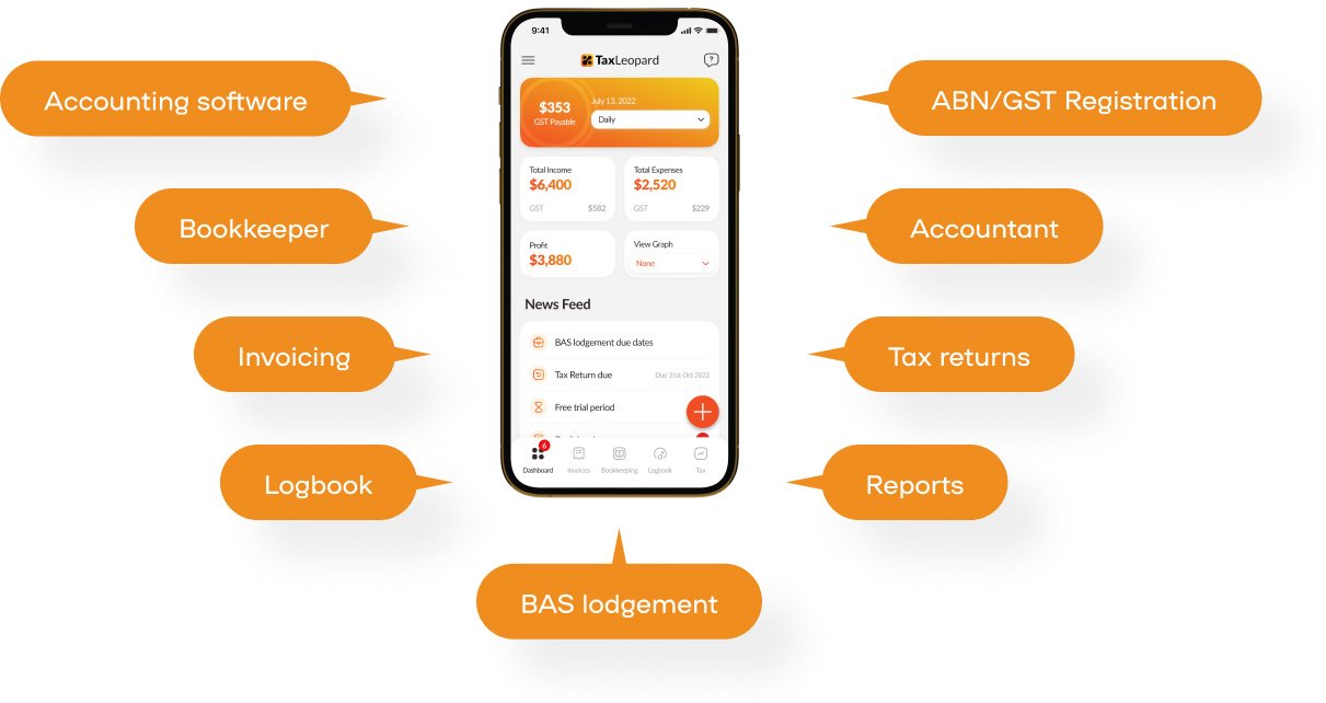 All tax services in one app - BAS, Accountant, Tax Returns